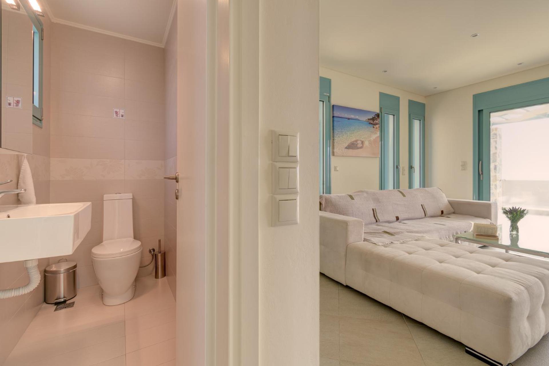 Ouzo Panoramic Houses 2, With Private Pool Plomari Ngoại thất bức ảnh