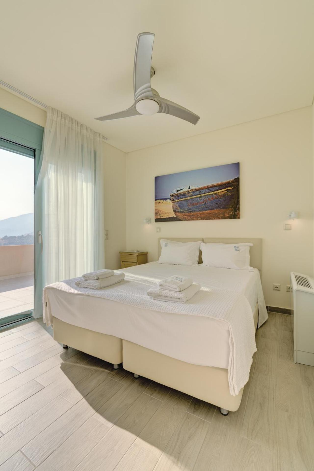 Ouzo Panoramic Houses 2, With Private Pool Plomari Ngoại thất bức ảnh