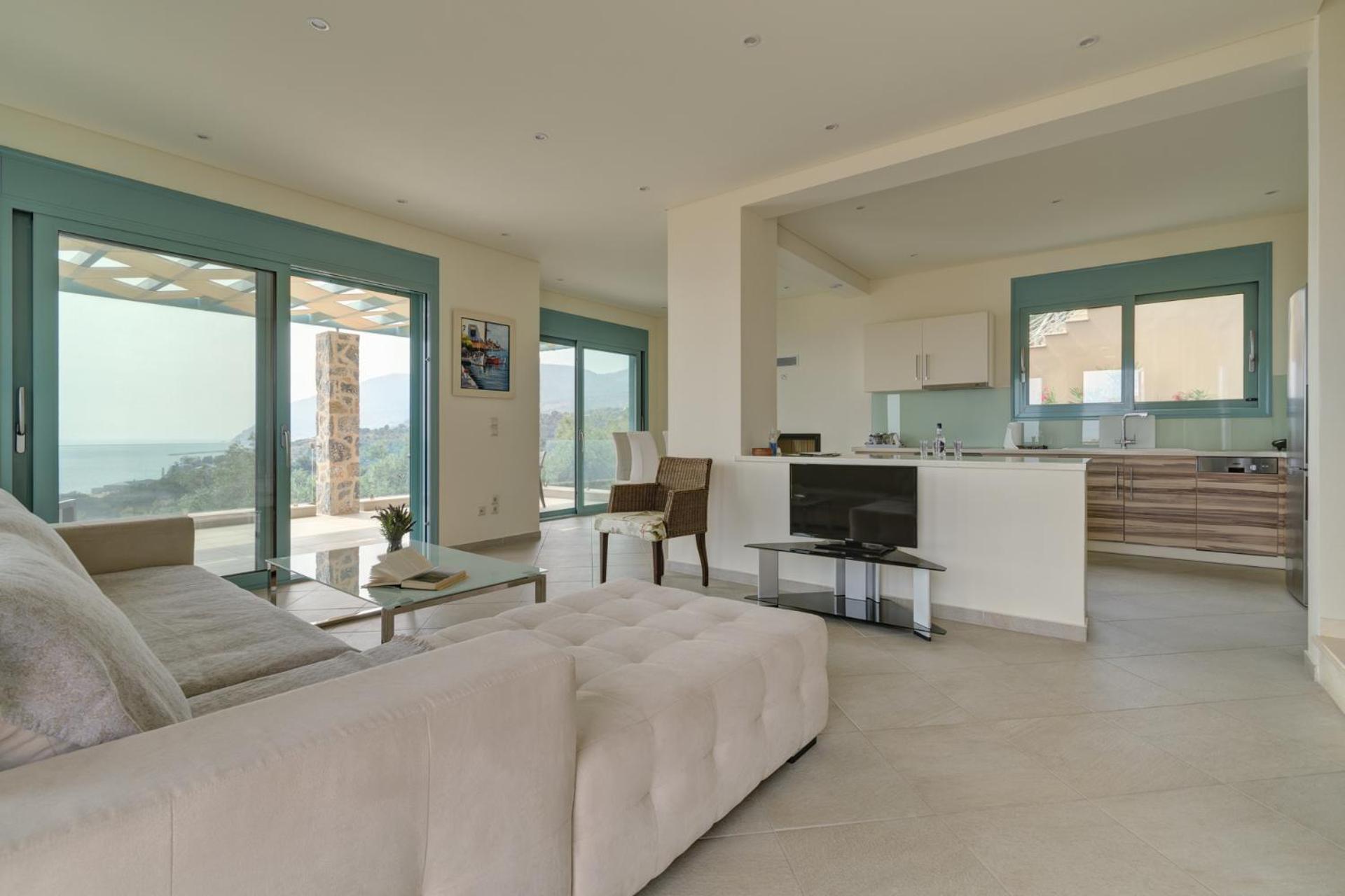 Ouzo Panoramic Houses 2, With Private Pool Plomari Ngoại thất bức ảnh